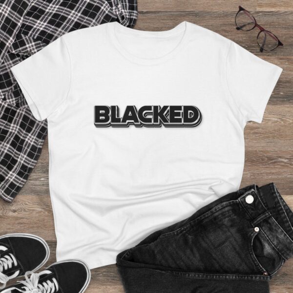 Blacked Women's Cotton Tee - Image 6