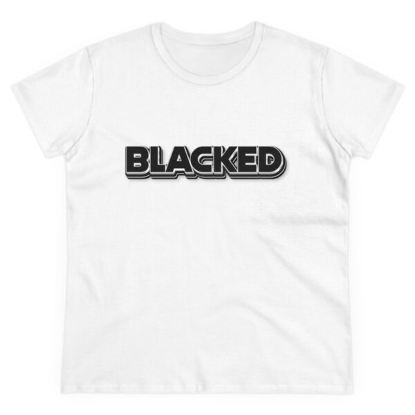 Blacked Women's Cotton Tee - Image 7