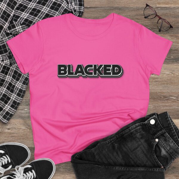 Blacked Women's Cotton Tee - Image 36