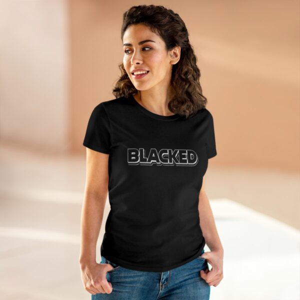 Blacked Women's Cotton Tee - Image 5