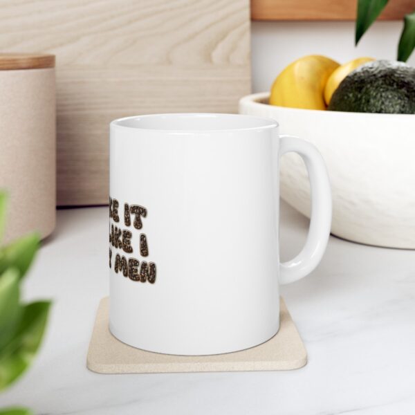 QOS Take It Black Coffee Text Ceramic Mug 11oz - Image 8