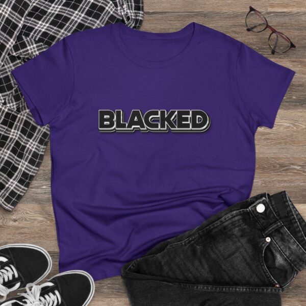 Blacked Women's Cotton Tee - Image 26