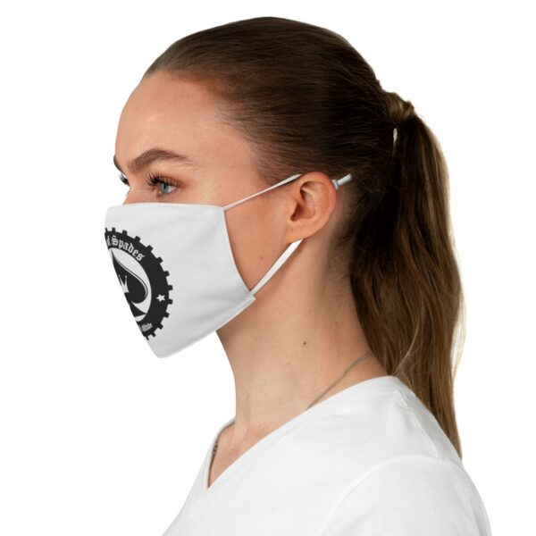 QOS Attitude Black & White Face Mask - Image 3