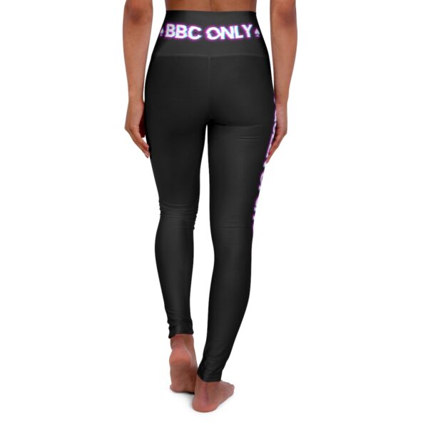 QOS BBC Only Glitch High Waisted Yoga Leggings - Image 3