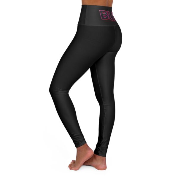 BLACKED Pink Onyx High Waisted Yoga Leggings - Image 4