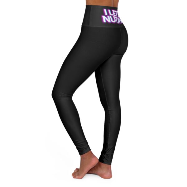 I Let BBC Nut In Me Glitch High Waisted Yoga Leggings - Image 4