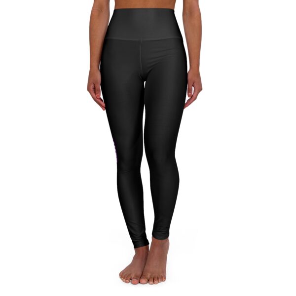 Biracial Babymaker Glitch High Waisted Yoga Leggings - Image 2