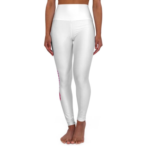 Snowbunny Pretty Ass White Girl Kisses High Waisted Yoga Leggings - Image 2