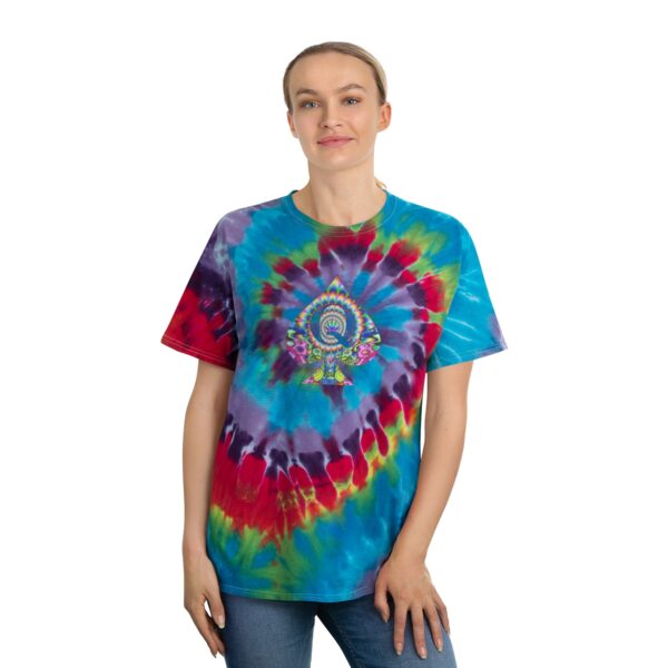 QOS Trippy Hippie Tie-Dye Tee, Spiral