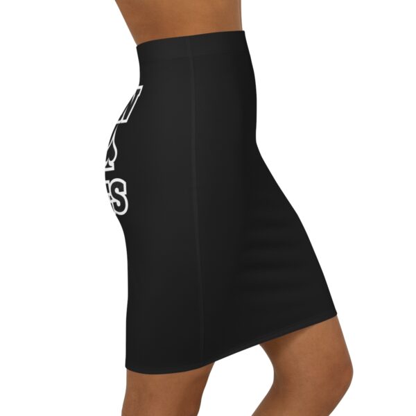 Queen Of Spades Outline Mini Skirt - Image 9