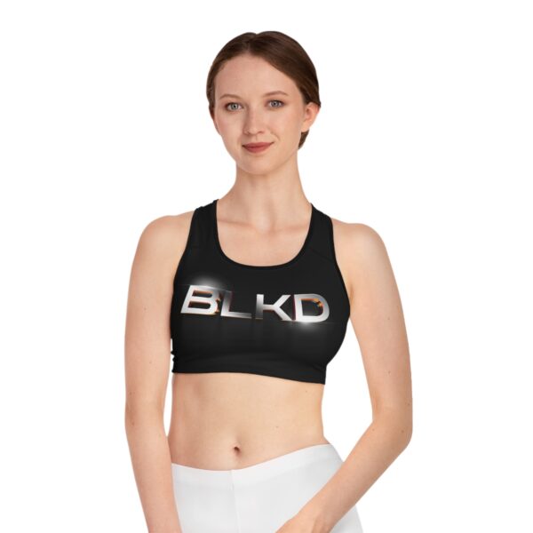 QOS BLKD Spades Sports Bra