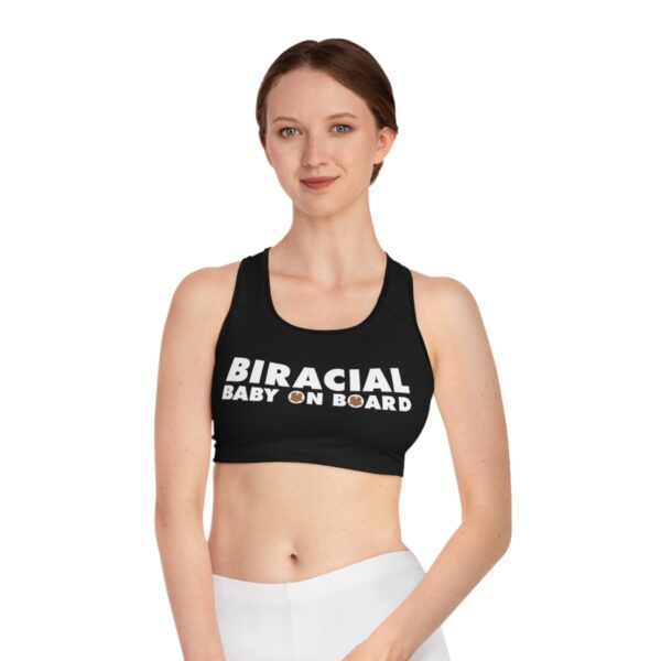 QOS BNWO BBC Biracial Baby On Board Sports Bra - Image 4