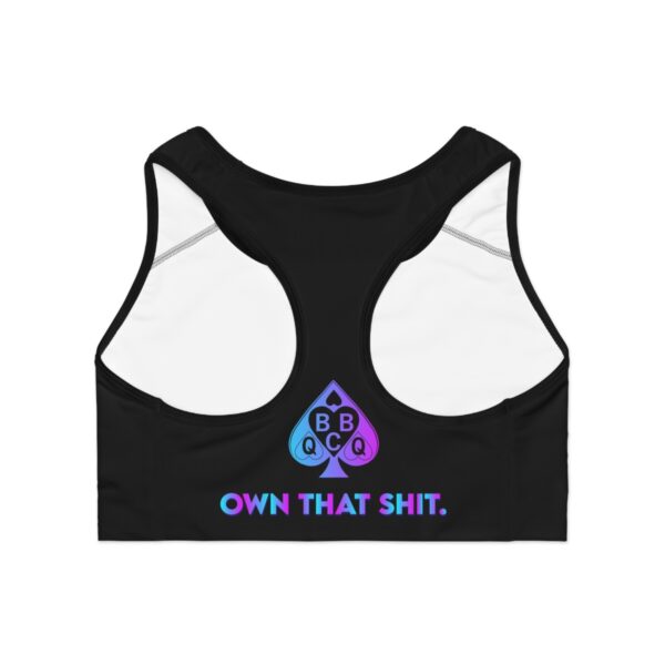 QOS PROUD BBC Slut Own That Shit 3D Gradient Sports Bra - Image 3