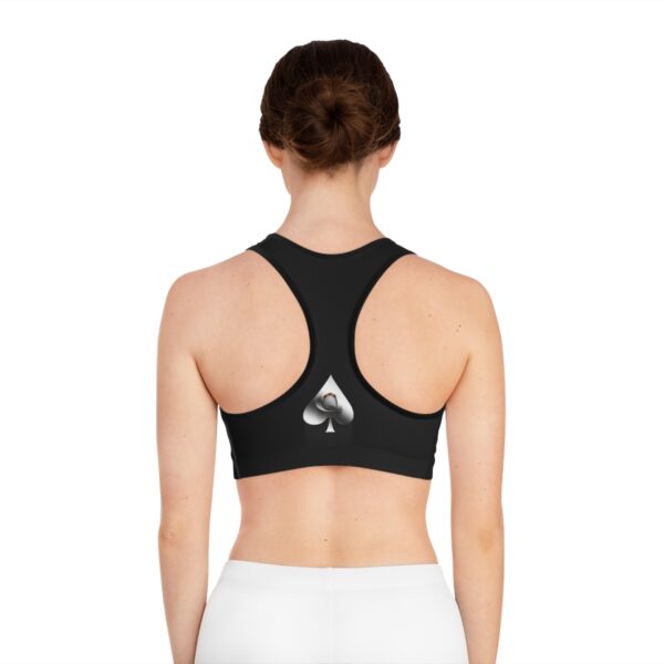 QOS BLKD Spades Sports Bra - Image 4