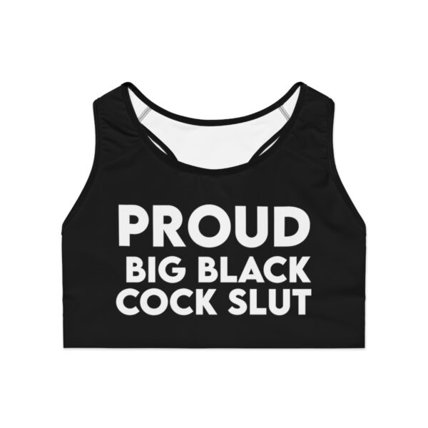 PROUD BBC Slut Breed Me Sports Bra - Image 2