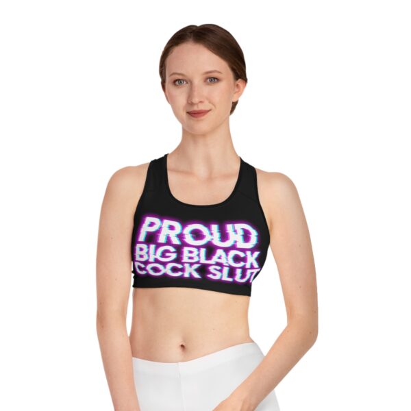 Glitch Out PROUD BBC Slut Sports Bra