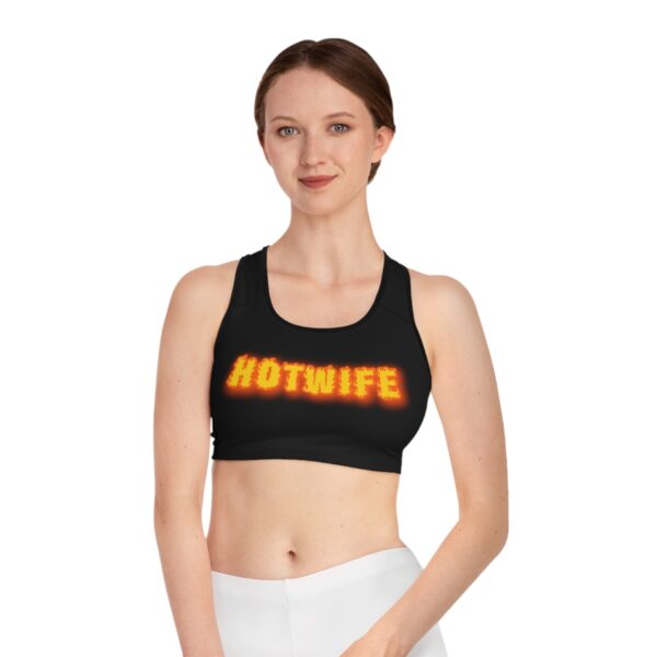 Hotwife Flaming Sports Bra Sports Bra