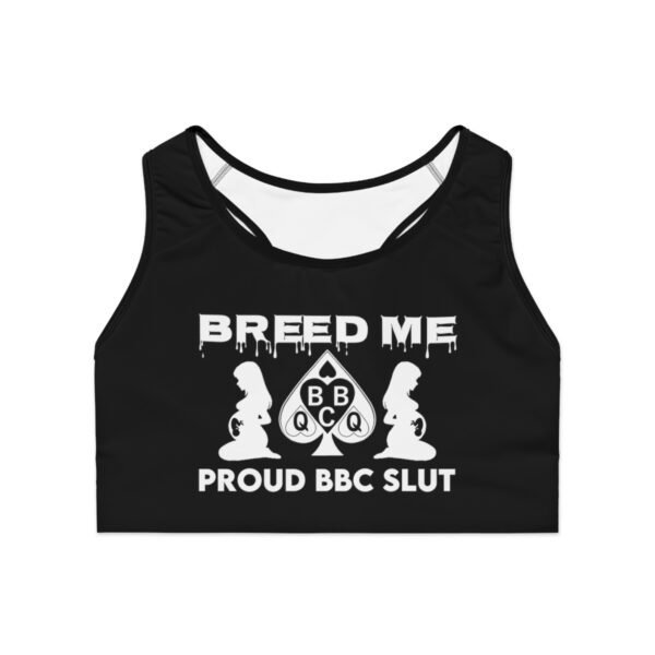 QOS BNWO Surrogate Breed Me Proud BBC Slut Sports Bra - Image 2