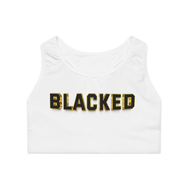 BLACKED Golden Carbon Sports Bra - Image 2