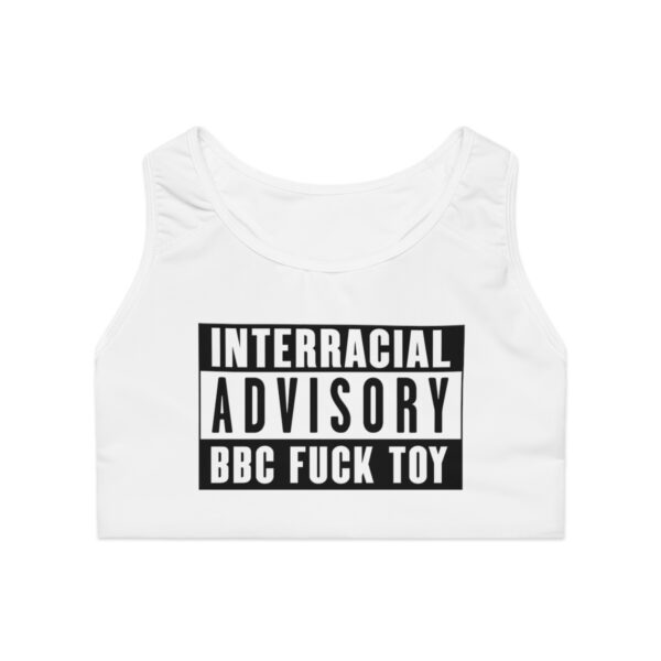 QOS Interracial Advisory BBC Fuck Toy Sports Bra - Image 2