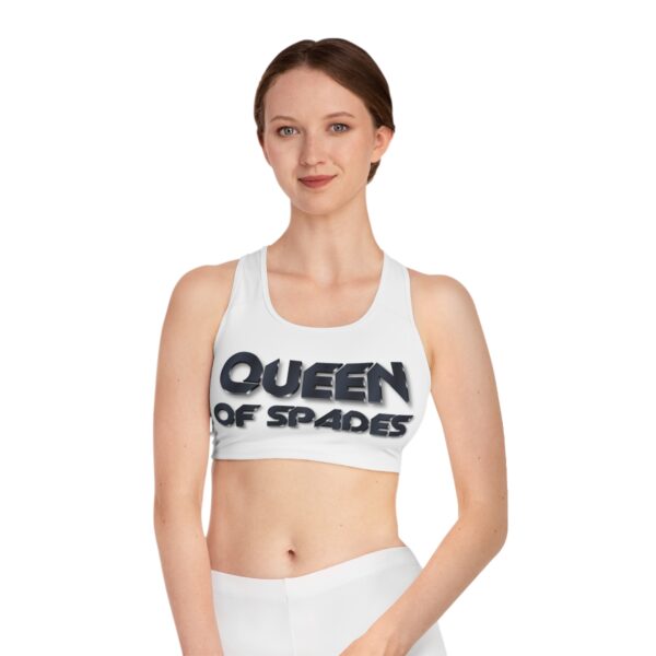 QOS Carbon Logo Sports Bra