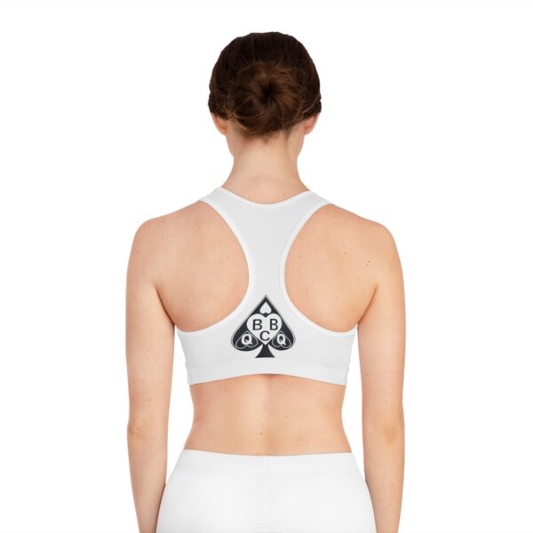 QOS Carbon Logo Sports Bra - Image 4