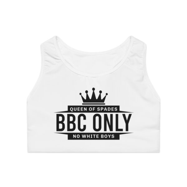 QOS No White Boys Crown Sports Bra - Image 2