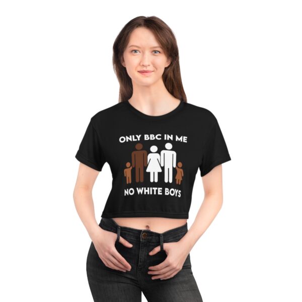 QOS BBC Only Cuck Stick Figure Family Crop Tee - Image 5