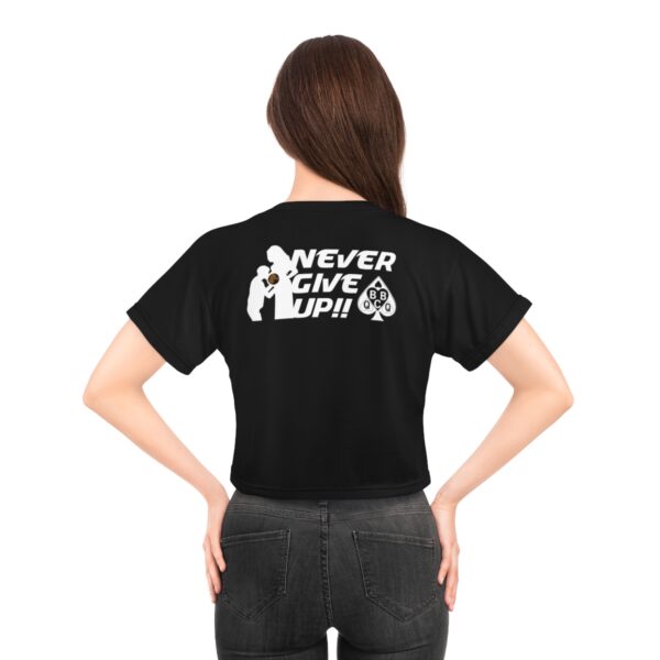 QOS BNWO Breed Black Better Never Give Up Crop Tee - Image 5