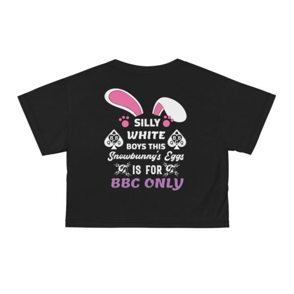 QOS BNWO Silly White Boys Eggs For BBC Only Crop Top - Image 7