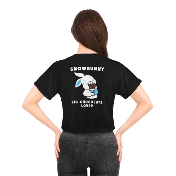 BLKD Snowbunny Big Chocolate Lover Crop Tee - Image 5