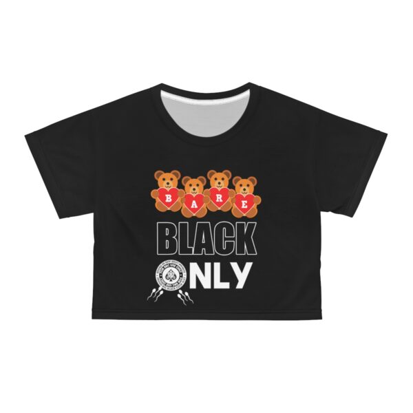 QOS Bare Black Only Crop Tee - Image 6