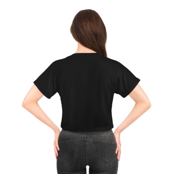 Bare Black Only YinYang Crop Tee - Image 8