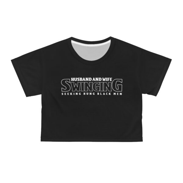 QOS Husband And Wife Swinging Crop Tee - Image 6