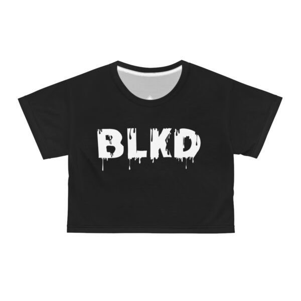 BLKD Drip QOS Husband And Wife Swinging Crop Tee - Image 6