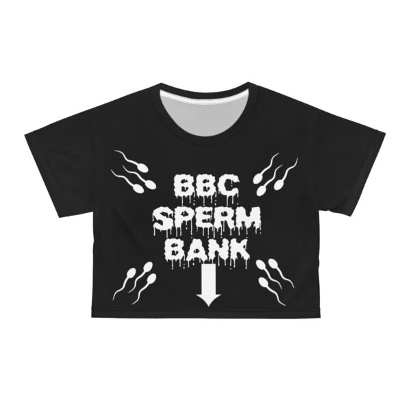 QOS BBC Sperm Bank Longer Arrow Crop Top - Image 6