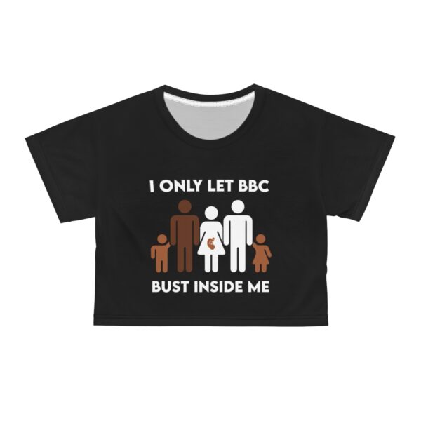 QOS BBC Bust Only Cuck Stick Figure Pregnant Family Crop Tee - Image 6