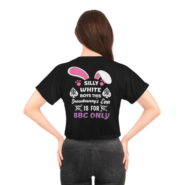 QOS BNWO Silly White Boys Eggs For BBC Only Crop Top - Image 9