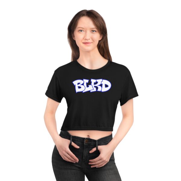 QOS BLKD Snowbunny Big Chocolate Lover Crop Tee - Image 9