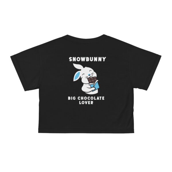 BLKD Snowbunny Big Chocolate Lover Crop Tee - Image 3