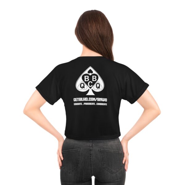 QOS BNWO Breed Black Better URL Crop Tee - Image 20