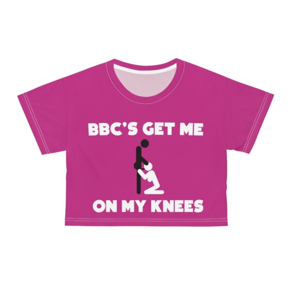 QOS BBC'S Get Me On My Knees Crop Tee - Image 6