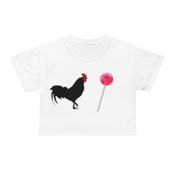 Black Cock Sucker Crop Tee - Image 6