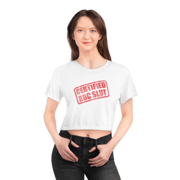 Certified BBC Slut Stamp Crop Tee - Image 5