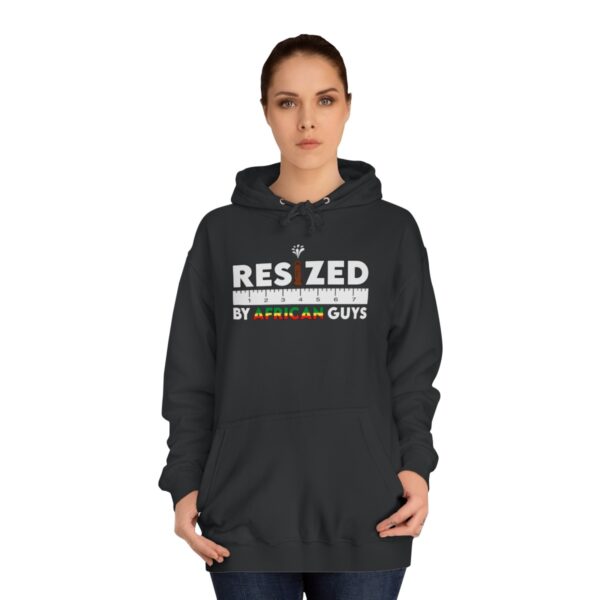 QOS Resized By African Guys Ruler Unisex College Hoodie