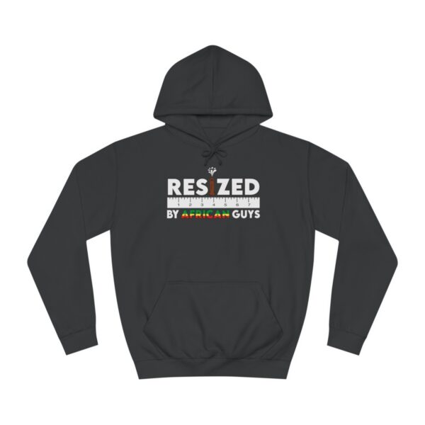 QOS Resized By African Guys Ruler Unisex College Hoodie - Image 2