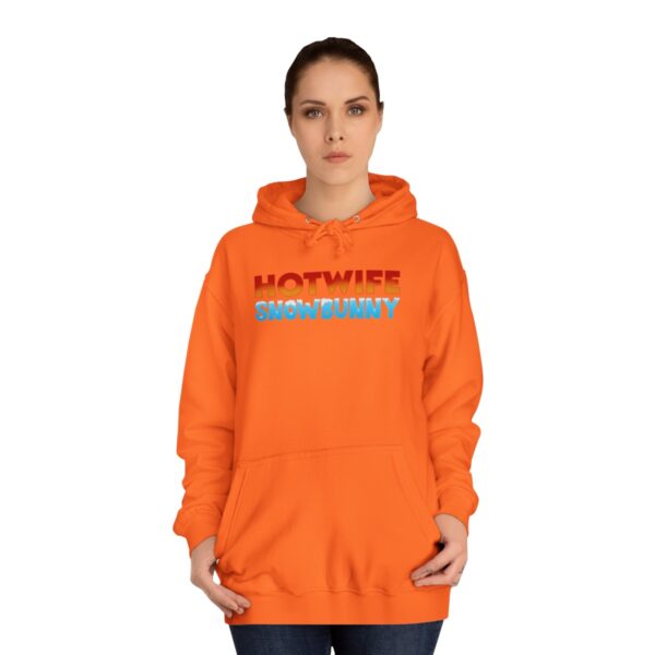 Hotwife Snowbunny College Hoodie - Image 9