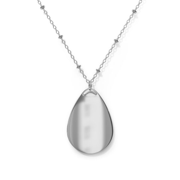 QOS Vixen Barcode Oval Necklace - Image 2