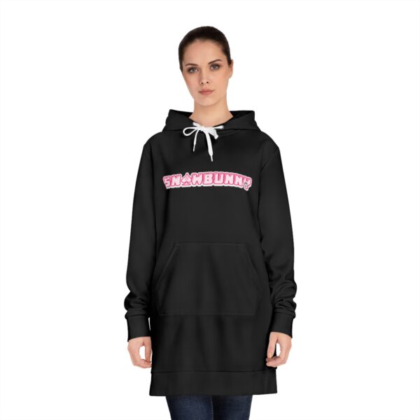 QOS Sn♠wbunny Face Women's Hoodie Dress - Image 10