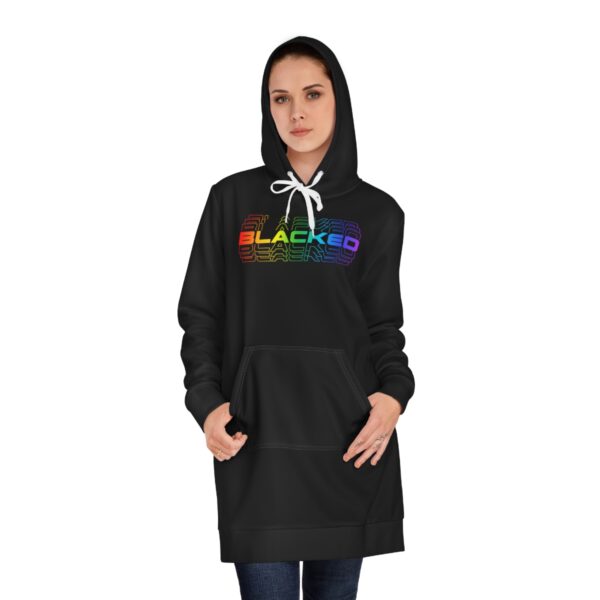 Blacked 3D Women's Hoodie Dress